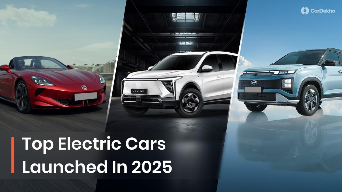 Top 10 Electric Cars (EVs) Launched In 2025 Top 10 Electric Cars (EVs) Launched In 2025