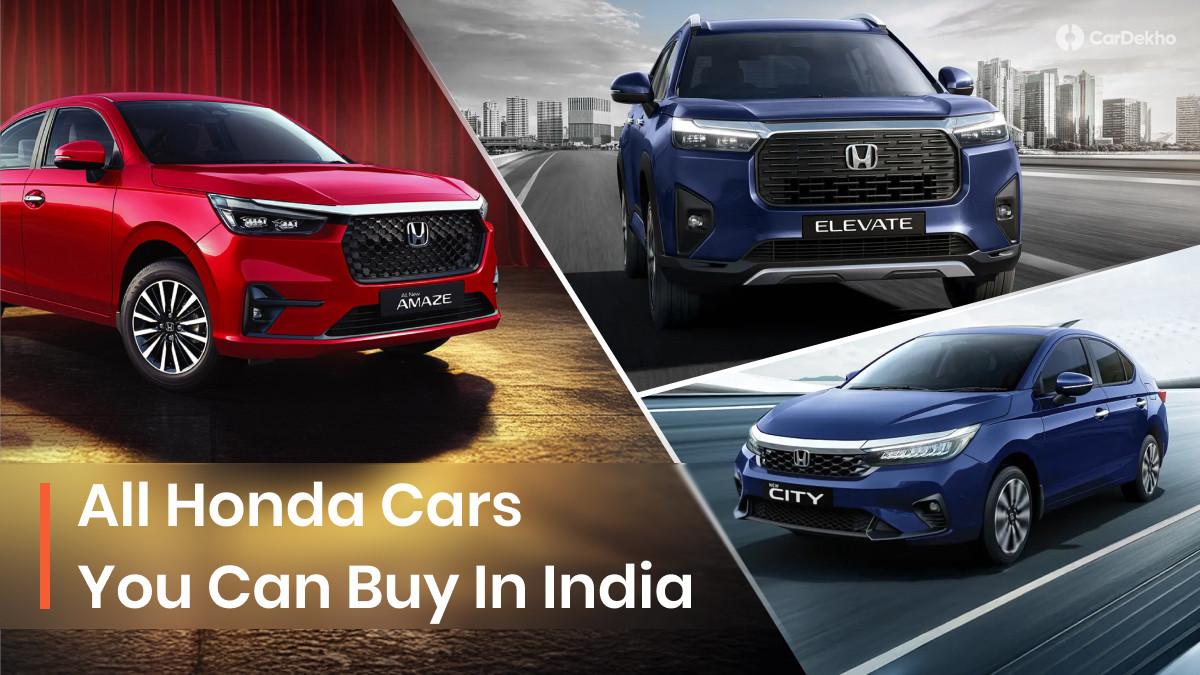 All Honda Cars You Can Buy In India All Honda Cars You Can Buy In India