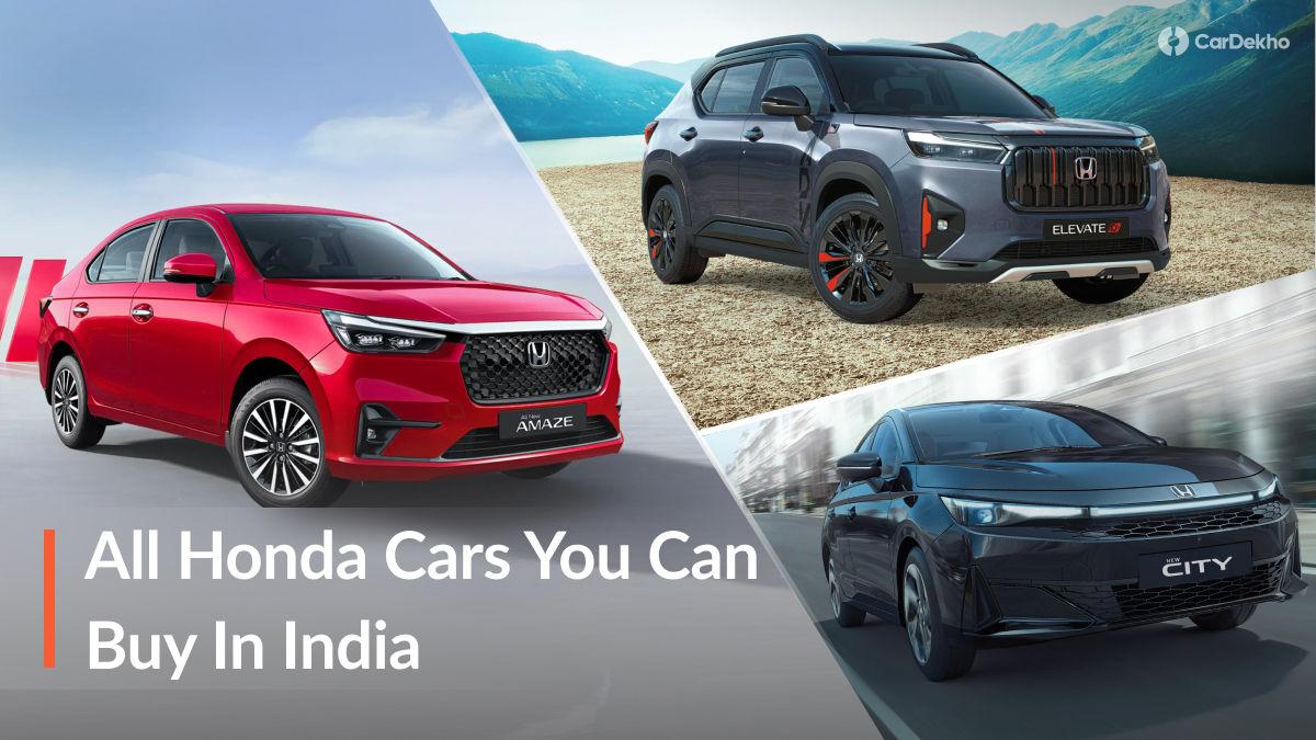 All Honda Cars You Can Buy In India All Honda Cars You Can Buy In India