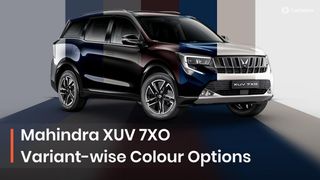 Here’s A Look At The Variant-wise Colour Options On Offer With The New Mahindra XUV 7XO