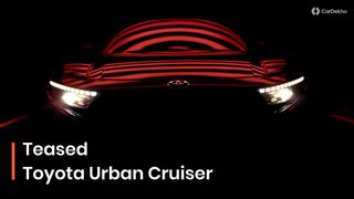 Production-spec Toyota Urban Cruiser TEASED In India For The First Time, Here’s What To Expect