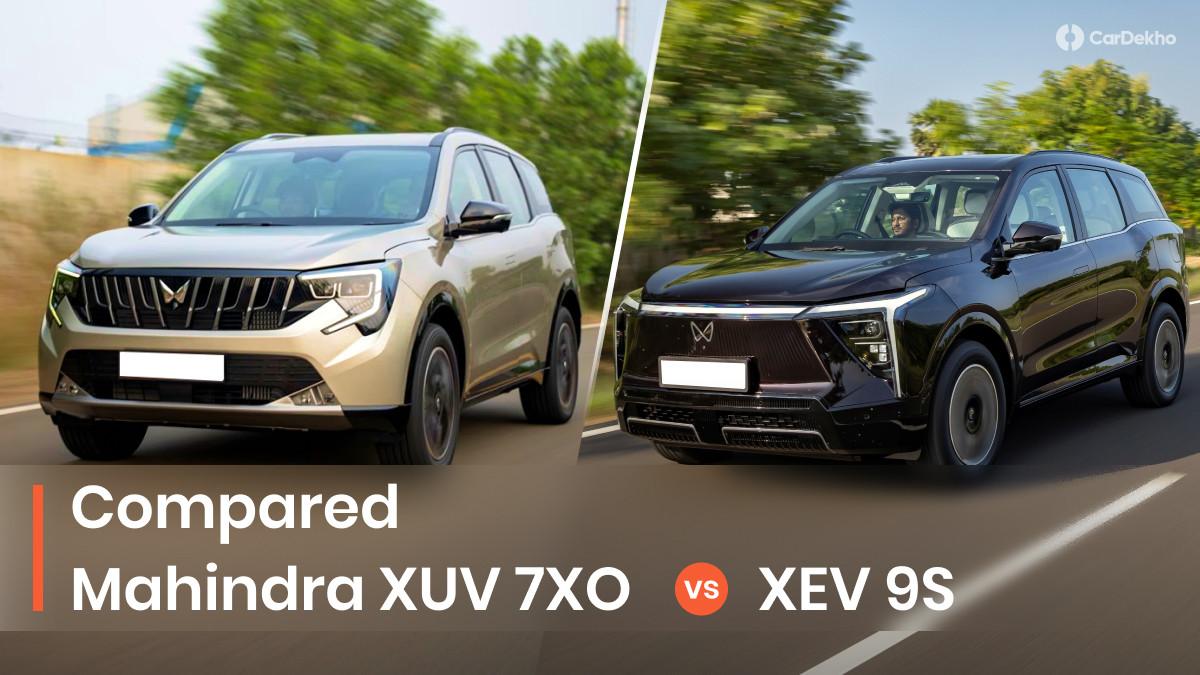 Mahindra XUV 7XO vs XEV 9S: How Different Do The Two Look Inside And Out? Mahindra XUV 7XO vs XEV 9S: How Different Do The Two Look Inside And Out?