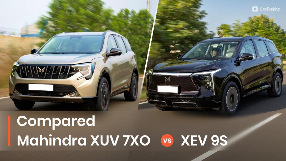 Mahindra XUV 7XO vs XEV 9S: How Different Do The Two Look Inside And Out? Mahindra XUV 7XO vs XEV 9S: How Different Do The Two Look Inside And Out?