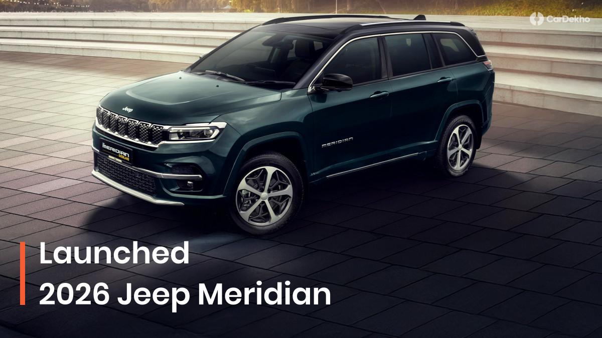2026 Jeep Meridian Launched With Sliding Middle Row Seats; Prices Increased By Up To Rs 1.27 Lakh 2026 Jeep Meridian Launched With Sliding Middle Row Seats; Prices Increased By Up To Rs 1.27 Lakh