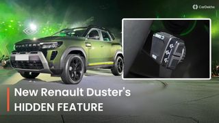 Watch: This HIDDEN FEATURE In New Renault Duster Replaces Steering-Mounted Audio Controls Watch: This HIDDEN FEATURE In New Renault Duster Replaces Steering-Mounted Audio Controls