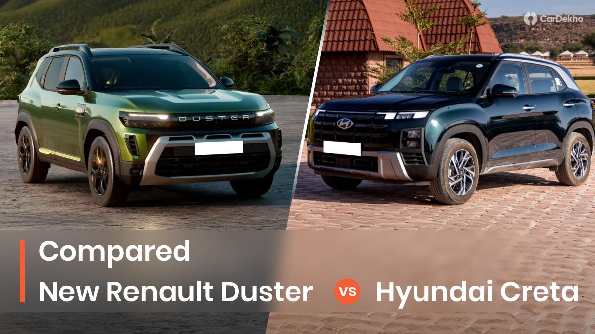 2026 Renault Duster vs Hyundai Creta: Which Popular Compact SUV Is Better? 2026 Renault Duster vs Hyundai Creta: Which Popular Compact SUV Is Better?