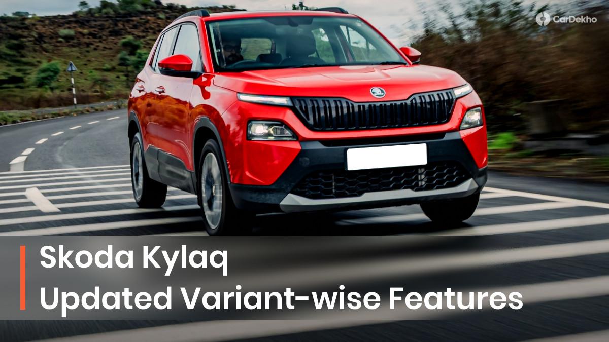 2026 Skoda Kylaq Variant-wise Features On Offer Explained 2026 Skoda Kylaq Variant-wise Features On Offer Explained