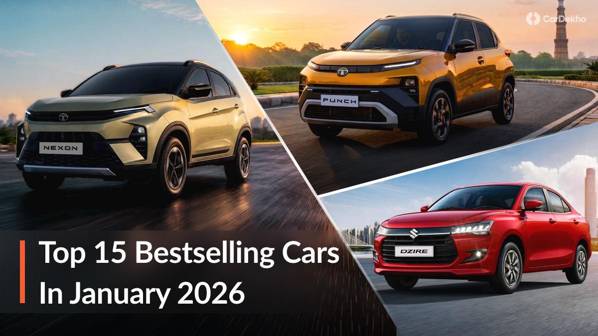 Top 15 Best Selling Cars In January 2026: Tata Nexon and Tata Punch Were The Most Popular Choices Among Private Buyers Top 15 Best Selling Cars In January 2026: Tata Nexon and Tata Punch Were The Most Popular Choices Among Private Buyers