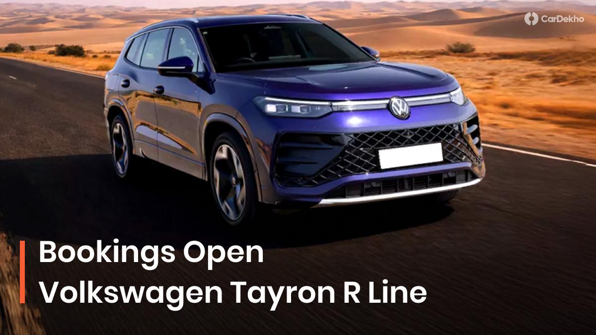 Volkswagen Tayron R Line Bookings Open Ahead Of Imminent Launch: Here’s How You Can Book One Volkswagen Tayron R Line Bookings Open Ahead Of Imminent Launch: Here’s How You Can Book One