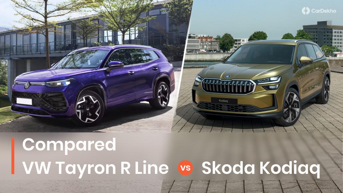2026 Volkswagen Tayron R Line vs Skoda Kodiaq: Very Similar Yet Different 2026 Volkswagen Tayron R Line vs Skoda Kodiaq: Very Similar Yet Different