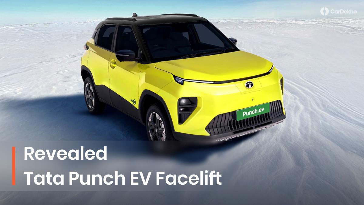 2026 Tata Punch EV Facelift Revealed; Check Out Its Redesigned Front 2026 Tata Punch EV Facelift Revealed; Check Out Its Redesigned Front
