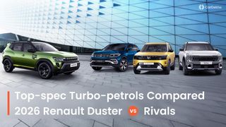 New 2026 Renault Duster vs Rivals: Top-spec Turbo-petrol Engine Specifications Compared New 2026 Renault Duster vs Rivals: Top-spec Turbo-petrol Engine Specifications Compared