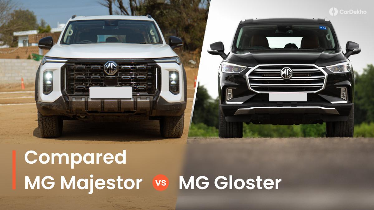 MG Majestor Vs MG Gloster Compared: Are The Upgrades Meaningful? MG Majestor Vs MG Gloster Compared: Are The Upgrades Meaningful?