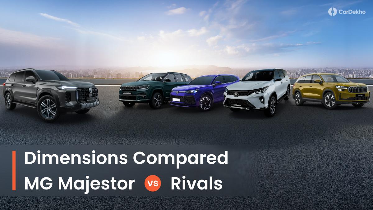 MG Majestor vs Rivals: Dimensions Compared MG Majestor vs Rivals: Dimensions Compared