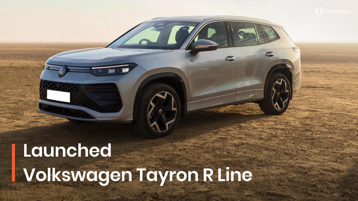2026 Volkswagen Tayron R-Line Launched In India, Priced At Rs 46.99 Lakh 2026 Volkswagen Tayron R-Line Launched In India, Priced At Rs 46.99 Lakh