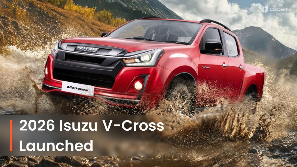 Updated Isuzu V-Cross Launched At Rs 25.50 Lakh; Only Offered With 4x4 Now Updated Isuzu V-Cross Launched At Rs 25.50 Lakh; Only Offered With 4x4 Now