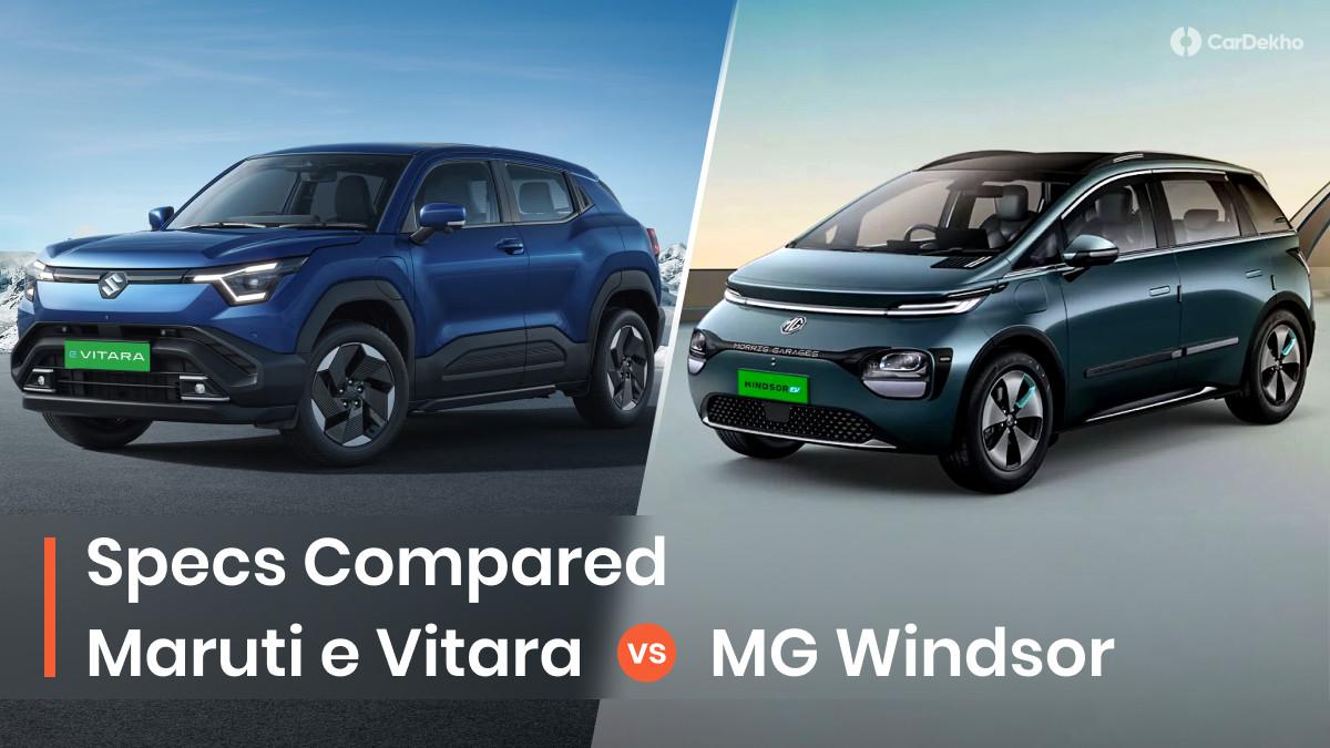 Maruti e Vitara vs MG Windsor: Which EV Makes More Sense On Paper? Maruti e Vitara vs MG Windsor: Which EV Makes More Sense On Paper?