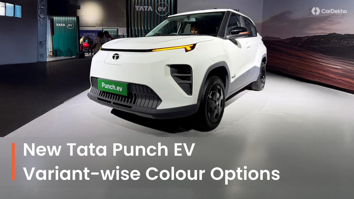 2026 Tata Punch EV Variant-wise Colour Options Explained: Smart, Smart Plus, Adventure, Empowered and Empowered Plus S