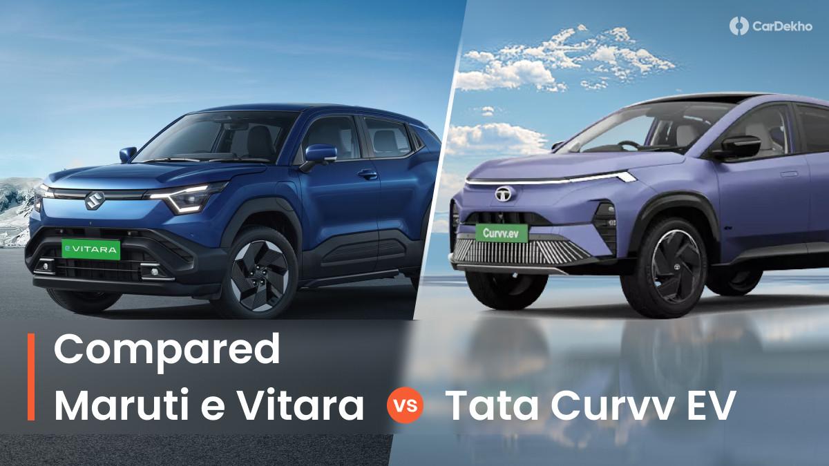Maruti e Vitara vs Tata Curvv EV: Which EV Makes More Sense? Maruti e Vitara vs Tata Curvv EV: Which EV Makes More Sense?