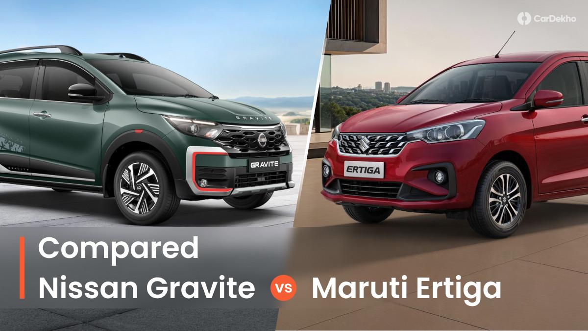 2026 Nissan Gravite Vs Maruti Suzuki Ertiga: Find Out Which 7-seater MPV Is For You 2026 Nissan Gravite Vs Maruti Suzuki Ertiga: Find Out Which 7-seater MPV Is For You