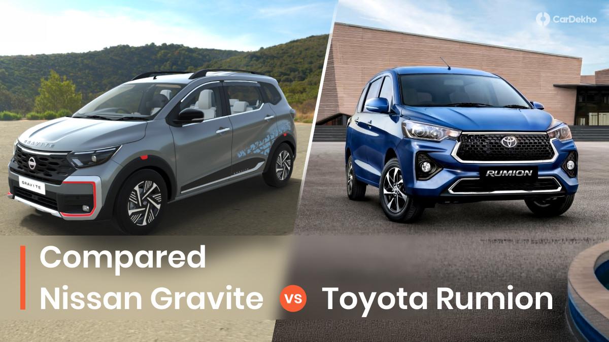 2026 Nissan Gravite Vs Toyota Rumion: Find Out Which Family-mover Is For You 2026 Nissan Gravite Vs Toyota Rumion: Find Out Which Family-mover Is For You