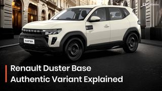 New Renault Duster Base-spec Authentic Variant Explained In Images New Renault Duster Base-spec Authentic Variant Explained In Images