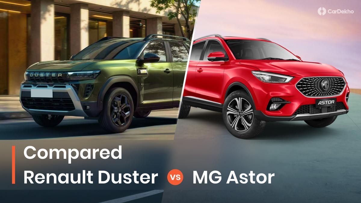 2026 Renault Duster Vs MG Astor: Which SUV Should You Buy In 2026? 2026 Renault Duster Vs MG Astor: Which SUV Should You Buy In 2026?