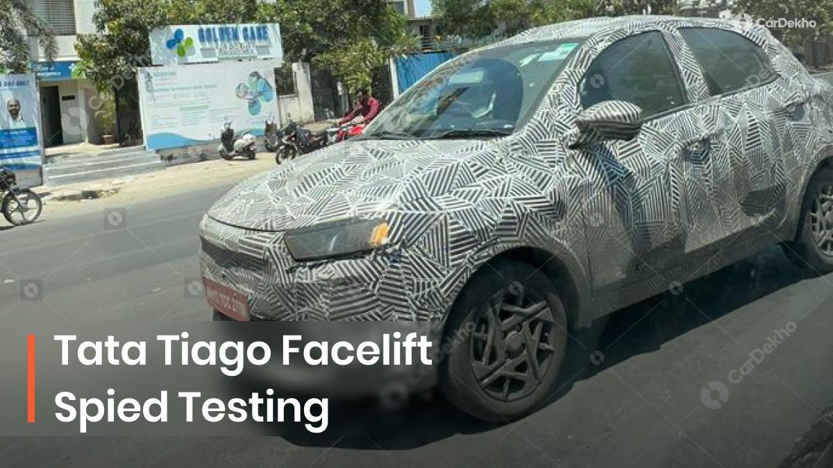 Tata Tiago Facelift Spied Testing; Here’s What We Could Spot Tata Tiago Facelift Spied Testing; Here’s What We Could Spot