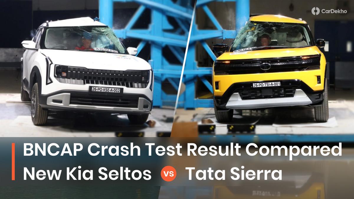 New Kia Seltos Is Safer Than The Tata Sierra As Per Bharat NCAP Crash Test Result, Check Out The Comparison In Detail New Kia Seltos Is Safer Than The Tata Sierra As Per Bharat NCAP Crash Test Result, Check Out The Comparison In Detail