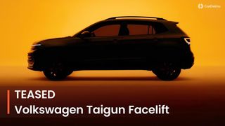 Volkswagen Taigun Facelift TEASED Ahead Of Its April 9 Unveiling Volkswagen Taigun Facelift TEASED Ahead Of Its April 9 Unveiling