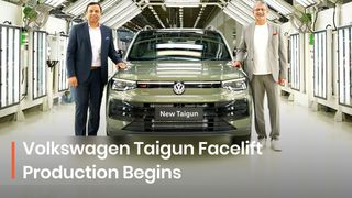 Volkswagen Taigun Facelift Production Begins, Here’s The Official First Look At The Updated Compact SUV Volkswagen Taigun Facelift Production Begins, Here’s The Official First Look At The Updated Compact SUV