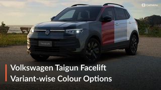 Volkswagen Taigun Facelift: Variant-wise Colour Options Explained Volkswagen Taigun Facelift: Variant-wise Colour Options Explained