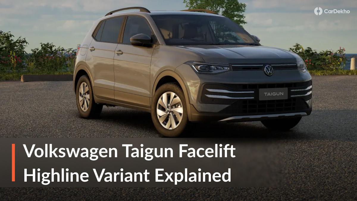 Volkswagen Taigun Facelift Highline Variant Explained: The Perfect Upgrade From The Base Variant? Volkswagen Taigun Facelift Highline Variant Explained: The Perfect Upgrade From The Base Variant?