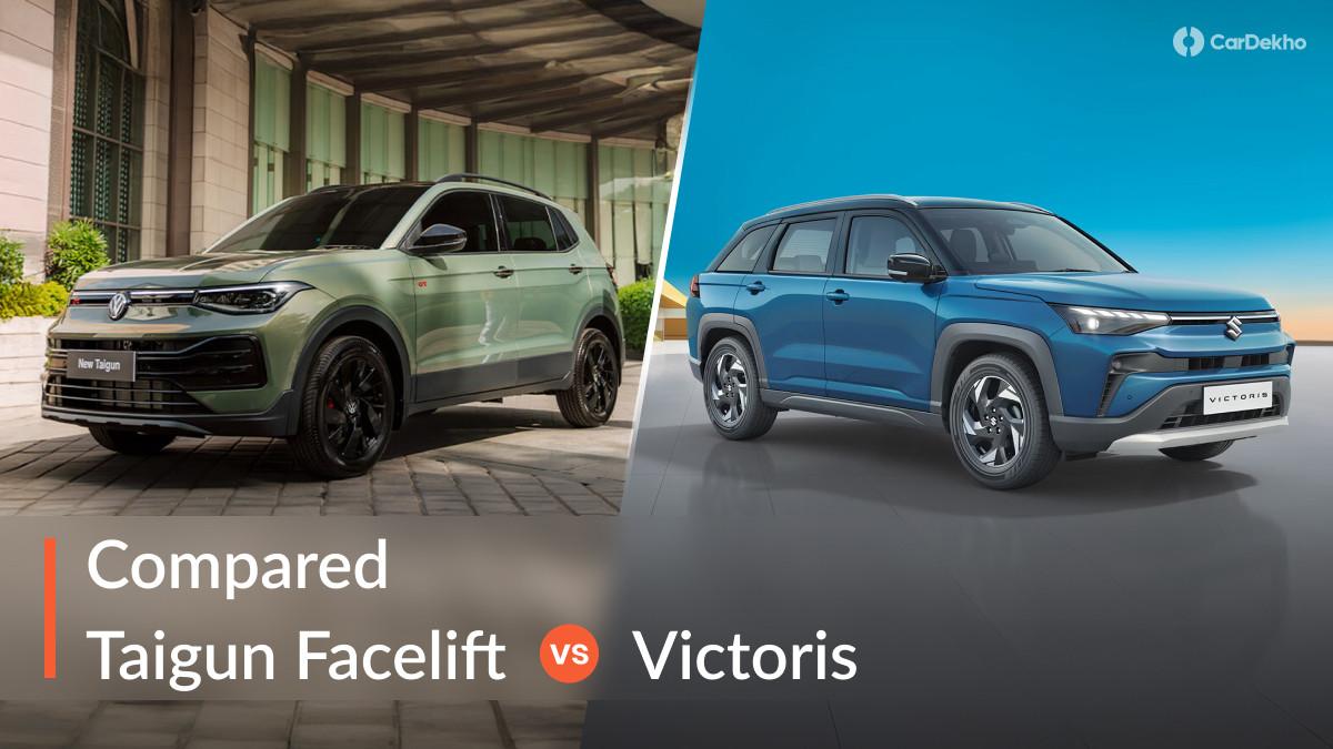 2026 Volkswagen Taigun Facelift Vs Maruti Suzuki Victoris: Same Segment, But Worlds Apart 2026 Volkswagen Taigun Facelift Vs Maruti Suzuki Victoris: Same Segment, But Worlds Apart