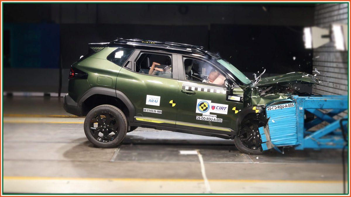 New Renault Duster Achieves A 5-Star Safety Rating From Bharat NCAP! New Renault Duster Achieves A 5-Star Safety Rating From Bharat NCAP!