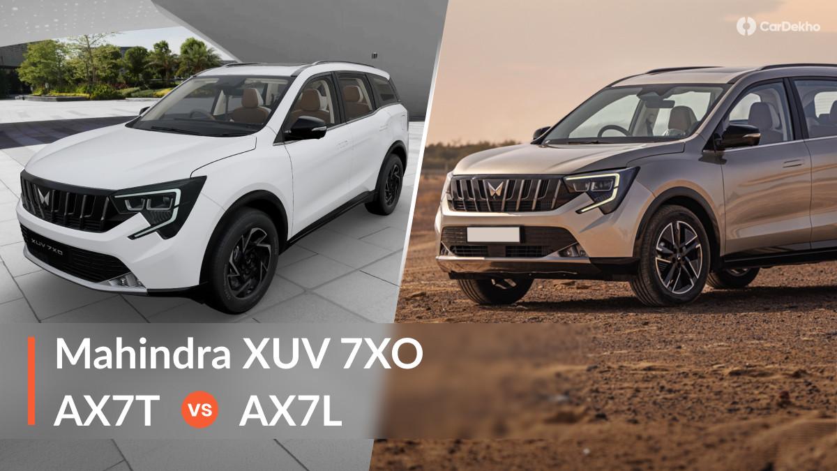 Mahindra XUV 7XO AX7 T vs AX7 L: Does It Make Sense To Get The Top-spec? Mahindra XUV 7XO AX7 T vs AX7 L: Does It Make Sense To Get The Top-spec?