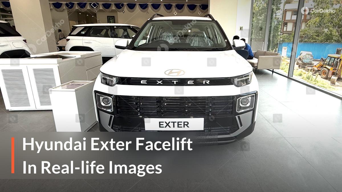 Check Out The New Hyundai Exter Facelift In Real Life Images Check Out The New Hyundai Exter Facelift In Real Life Images