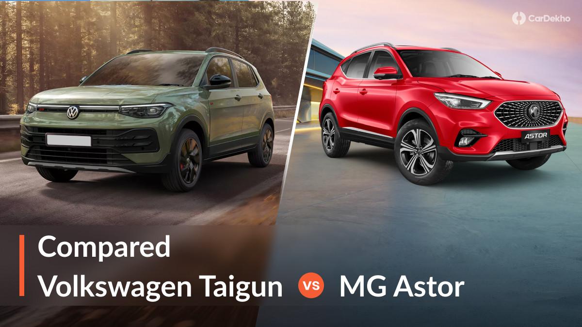 2026 Volkswagen Taigun Facelift Vs MG Astor: Performance Or Features, What Matters More To You? 2026 Volkswagen Taigun Facelift Vs MG Astor: Performance Or Features, What Matters More To You?