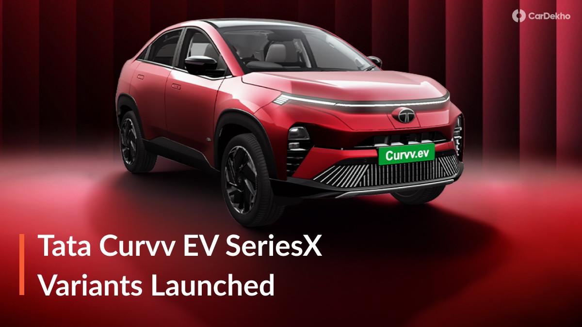 Tata Curvv EV SeriesX Launched With Two New Variants And A New Colour Option Tata Curvv EV SeriesX Launched With Two New Variants And A New Colour Option