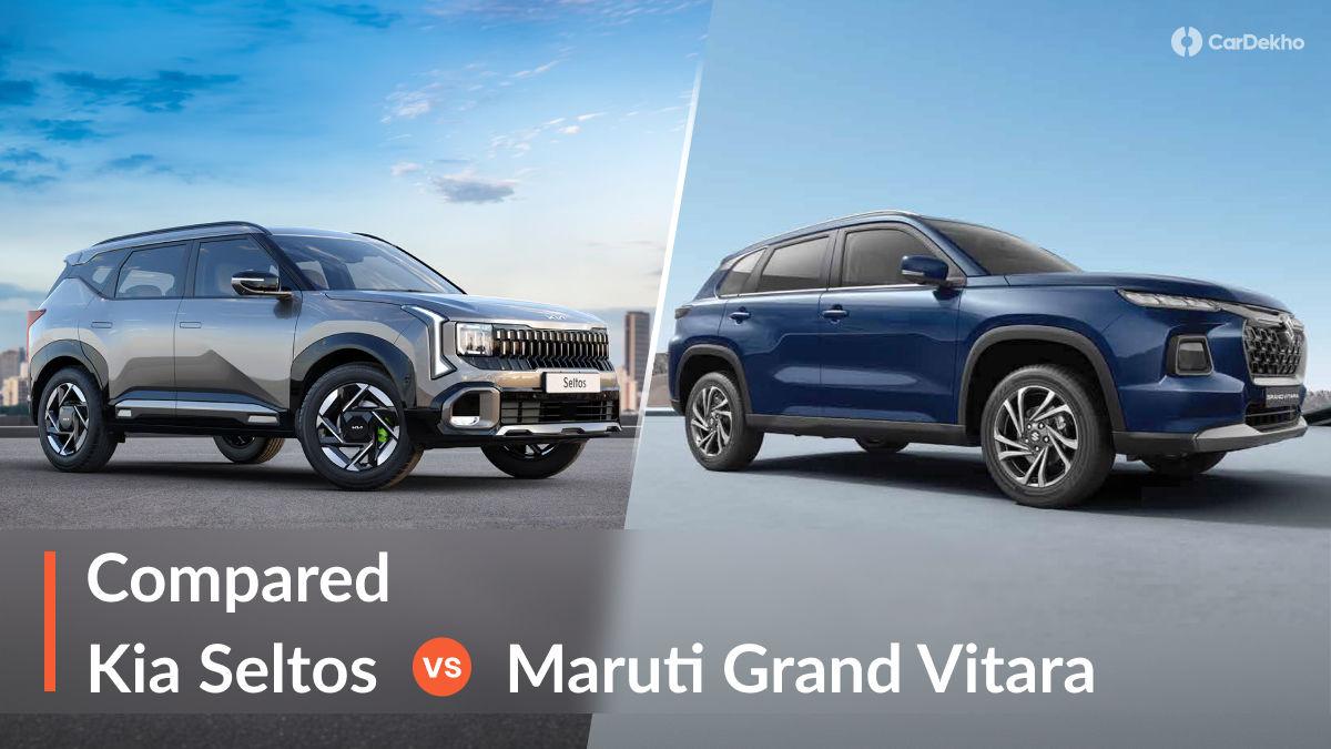 2026 Kia Seltos vs Maruti Grand Vitara: Which Is The Better Family SUV? 2026 Kia Seltos vs Maruti Grand Vitara: Which Is The Better Family SUV?
