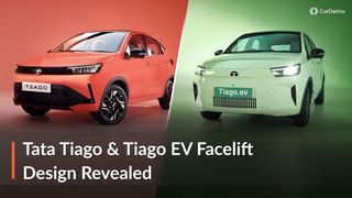 2026 Tata Tiago & Tiago EV Facelift REVEALED; Here Is What The Teaser Shows 2026 Tata Tiago & Tiago EV Facelift REVEALED; Here Is What The Teaser Shows