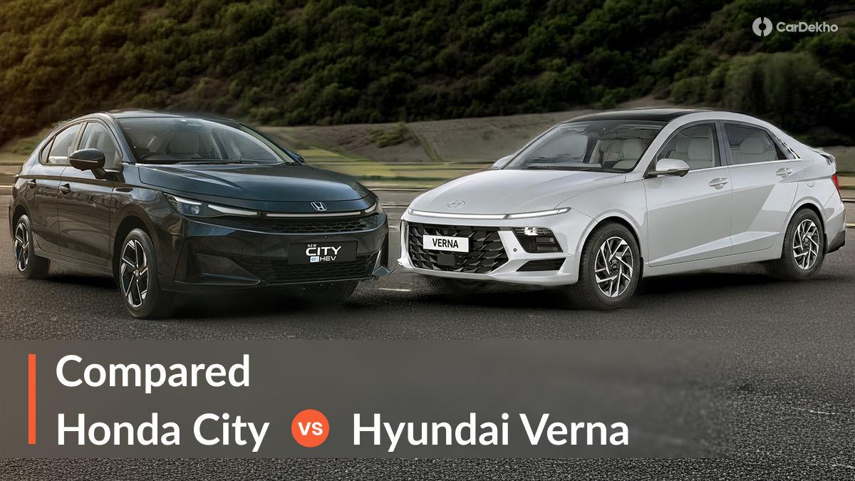 2026 Honda City Facelift Vs Hyundai Verna: Specifications Compared 2026 Honda City Facelift Vs Hyundai Verna: Specifications Compared