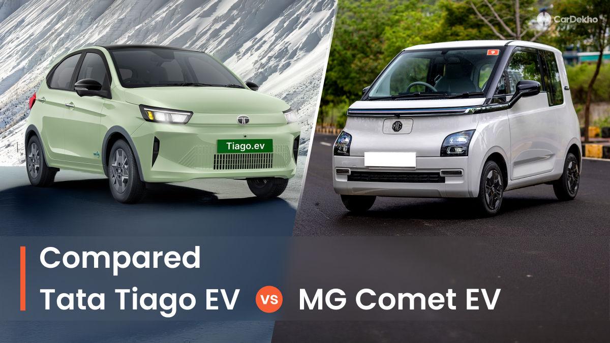 New Tata Tiago EV vs MG Comet EV: Which Compact Electric Offering Should You Go For? New Tata Tiago EV vs MG Comet EV: Which Compact Electric Offering Should You Go For?