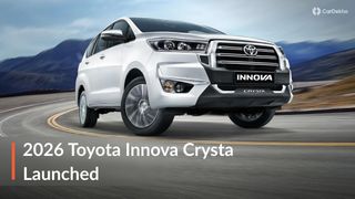 Toyota Innova Crysta Gets MY26 Updates; Prices Hiked By Up To Rs 65,000 Toyota Innova Crysta Gets MY26 Updates; Prices Hiked By Up To Rs 65,000
