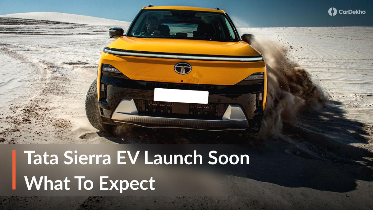 Tata Soon To Launch The Sierra EV: Here's What To Expect Tata Soon To Launch The Sierra EV: Here's What To Expect