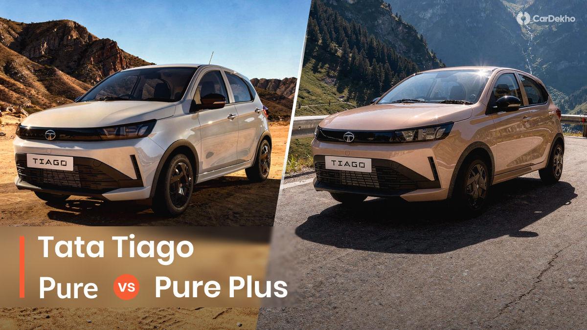 2026 Tata Tiago Pure And Pure Plus Variants Compared: Which Mid-spec Variant Is Better? 2026 Tata Tiago Pure And Pure Plus Variants Compared: Which Mid-spec Variant Is Better?