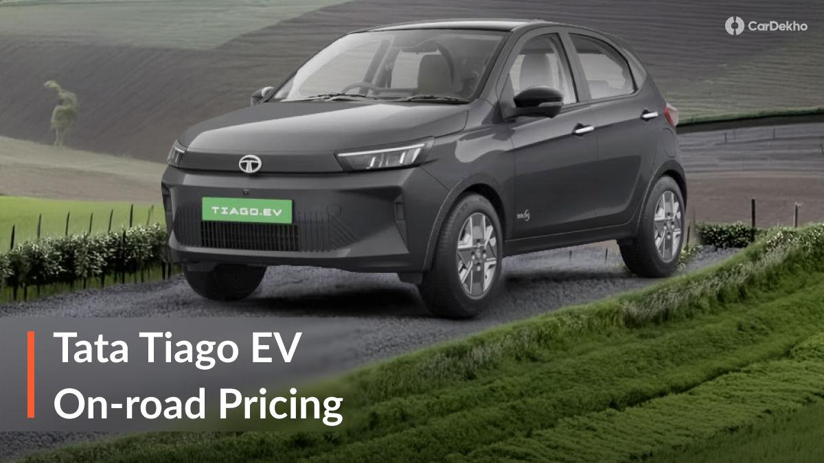 Tata Tiago EV Facelift On-road Pricing Explained Tata Tiago EV Facelift On-road Pricing Explained