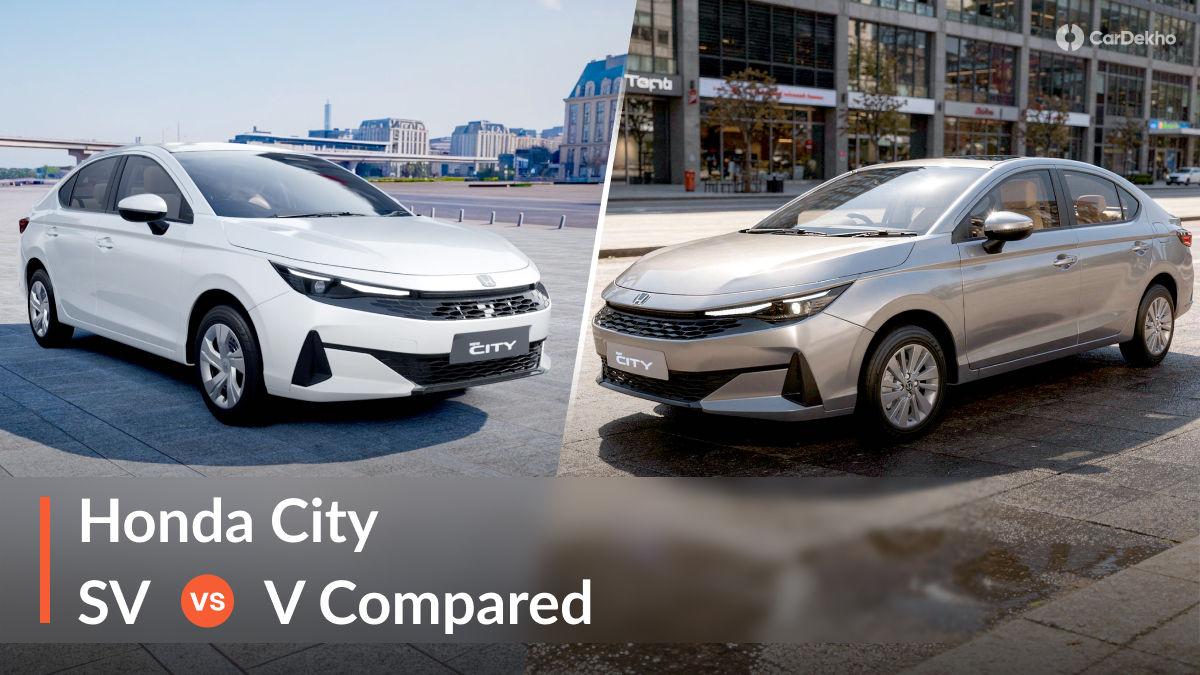 Honda City SV Vs V: Is It Worth Spending Extra On The Mid-Spec Variant? Honda City SV Vs V: Is It Worth Spending Extra On The Mid-Spec Variant?