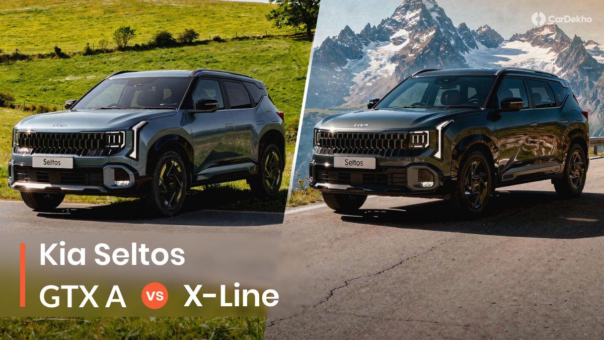 Kia Seltos GTX A Vs X-Line Variant Compared: Is It Worth Upgrading To The X-Line? Kia Seltos GTX A Vs X-Line Variant Compared: Is It Worth Upgrading To The X-Line?
