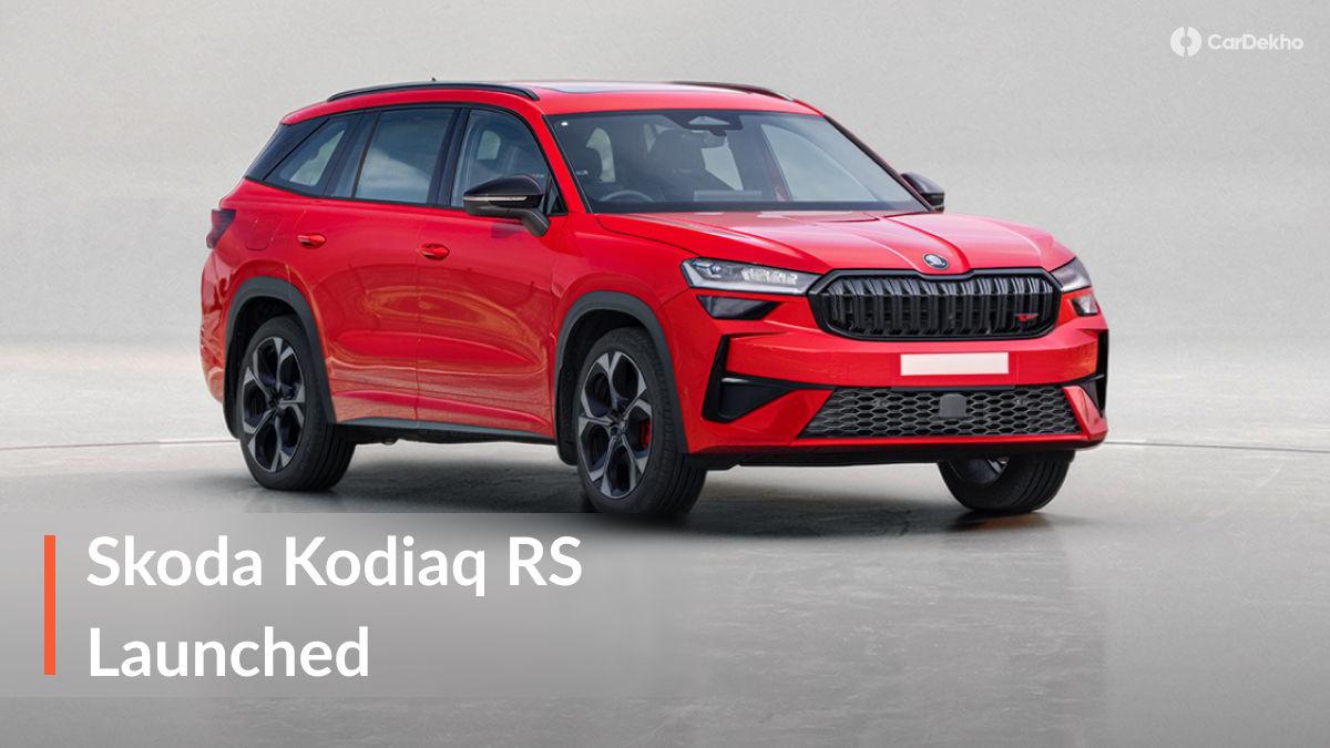 One Of India’s Rarest SUVs, Skoda Kodiaq RS Launched At Rs 66.99 Lakh One Of India’s Rarest SUVs, Skoda Kodiaq RS Launched At Rs 66.99 Lakh